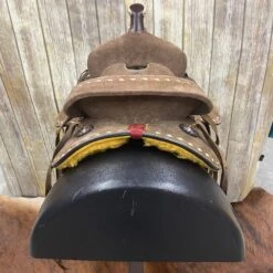 Double T 13 Inch Cheetah Roughout Saddle 13 Double T 13 Inch Cheetah Roughout Saddle -Western Cowboy Equipment back de015226 288f 4f4c afb3 15df2da99597