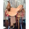 Paul Taylor 15 Inch Floral Barrel Saddle -Western Cowboy Equipment barrelside a438ae3f 788e 436f a4a7 01391cb313f6