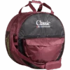 Classic Equine Classic Black Merlot Deluxe Rope Bag 1 Classic Equine Classic Black Merlot Deluxe Rope Bag -Western Cowboy Equipment cc200221bkml
