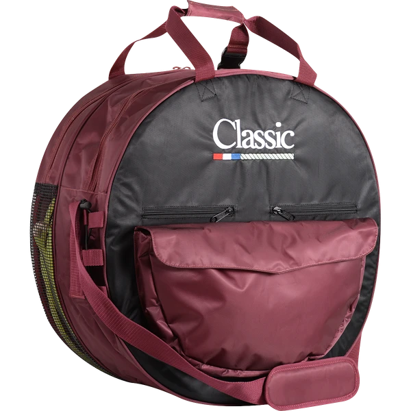 Classic Equine Classic Black Merlot Deluxe Rope Bag 3 Classic Equine Classic Black Merlot Deluxe Rope Bag