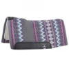 Classic Equine ESP Charcoal And Lilac Saddle Pad -Western Cowboy Equipment cespcw3220chrll