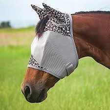 Cashel Leopard Fly Mask With Ears