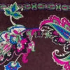 Wyoming Traders Charmeuse Silk Morocco Floral Wild Rag 1 Wyoming Traders Charmeuse Silk Morocco Floral Wild Rag -Western Cowboy Equipment ch10w