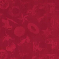 Wyoming Traders Red Cowboy Logo Wild Rag