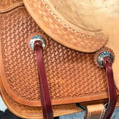 HR Saddlery 15 Inch Basic Ranch Cutting Saddle -Western Cowboy Equipment cutterconcho