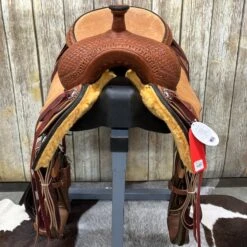 HR Saddlery 17 Inch Ranch Cutter Saddle -Western Cowboy Equipment cutterfront