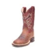 Boy's Distressed Brown And Rust Square Toe Boot -Western Cowboy Equipment download 7 015e8ef3 2a26 4f2f 98ce 589900a946e2
