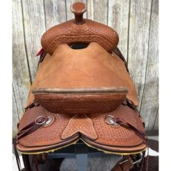 HR Saddlery 16 Inch Modified Draft Association Saddle -Western Cowboy Equipment draftback