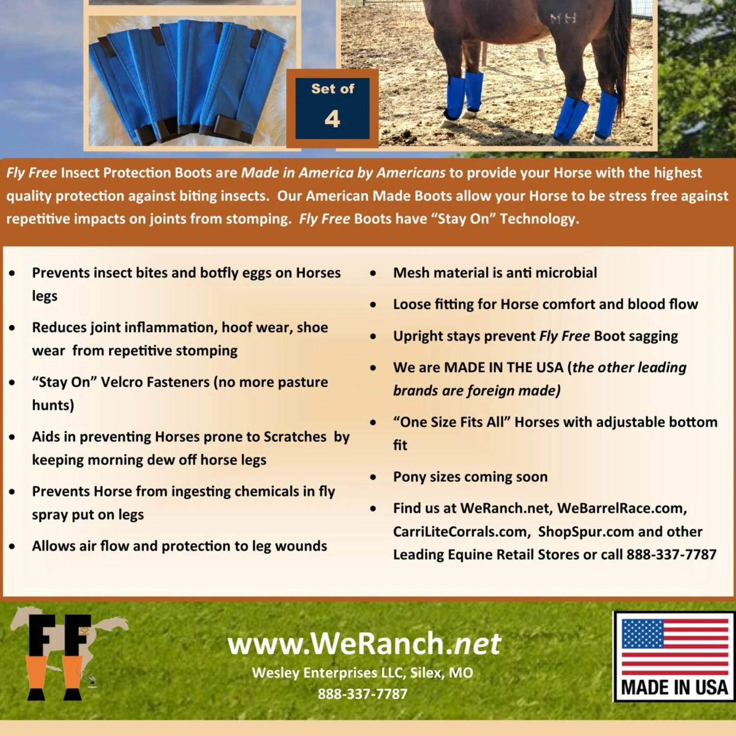 Fly Free Insect Protection Boots - White 5 Fly Free Insect Protection Boots - White - Image 3