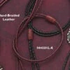 Hand Braided Leather Stampede Strings 2 Hand Braided Leather Stampede Strings -Western Cowboy Equipment hh501l
