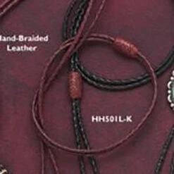 Hand Braided Leather Stampede Strings
