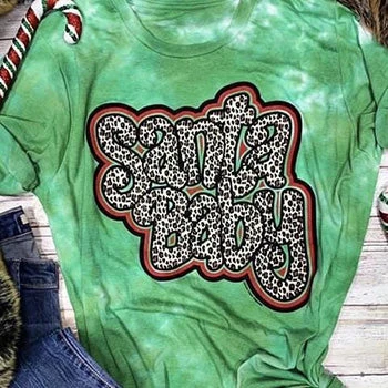 Green Santa Baby T-Shirt 3 Green Santa Baby T-Shirt