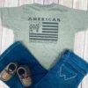 Kid's American Bred Raised & Fed Tee -Western Cowboy Equipment k2037a