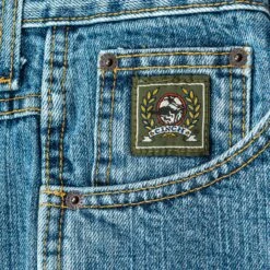 Cinch Medium Stonewash Green Label Jeans -Western Cowboy Equipment mb90530001 1168 detail