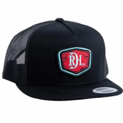 Red Dirt Shield Black/Black Cap