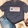 Western Edge Navy Logo Tee -Western Cowboy Equipment nvwet