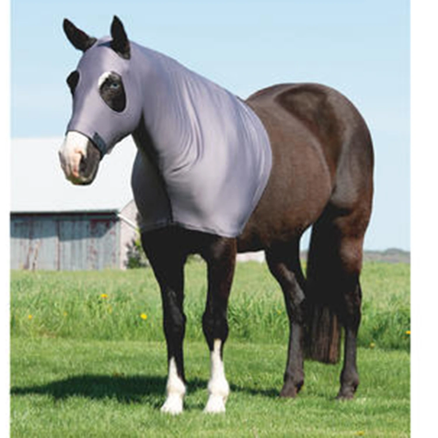 Weaver Leather Weaver Grey Cooling Lycra Hood 3 Weaver Leather Weaver Grey Cooling Lycra Hood