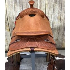 HR Saddlery 15.5 Inch Ranch Roping Saddle -Western Cowboy Equipment ranchback b59c91dc 85b1 4d37 b9d6 8f726cde26ab