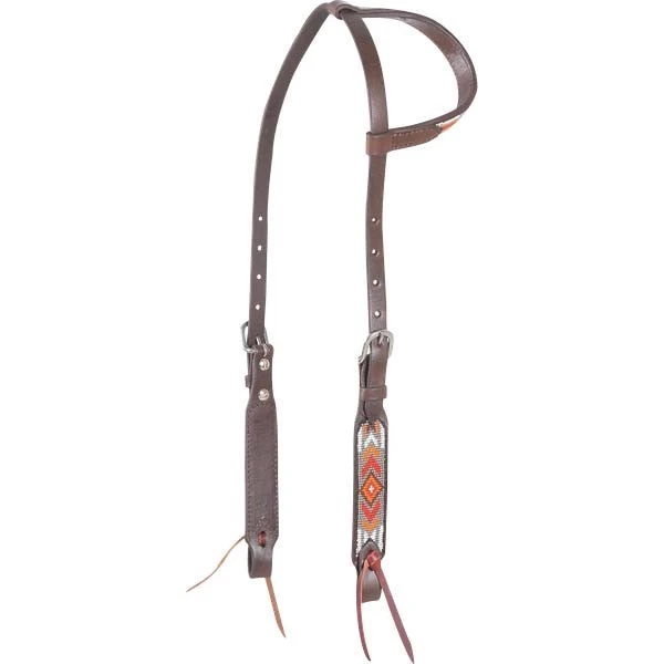 Cashel Beaded Slip Ear Headstall - Gallup 3 Cashel Beaded Slip Ear Headstall - Gallup