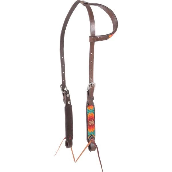 Cashel Bead Slip Ear Headstall - Santa Fe 3 Cashel Bead Slip Ear Headstall - Santa Fe