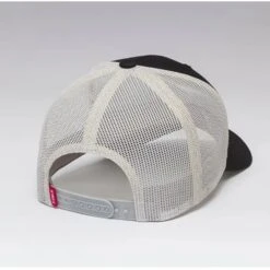 Kimes Ranch Leather Bone Cap -Western Cowboy Equipment shield black bk