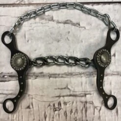 Paul Petska Super Short Chain Bit 5 Paul Petska Super Short Chain Bit -Western Cowboy Equipment short short chain bit
