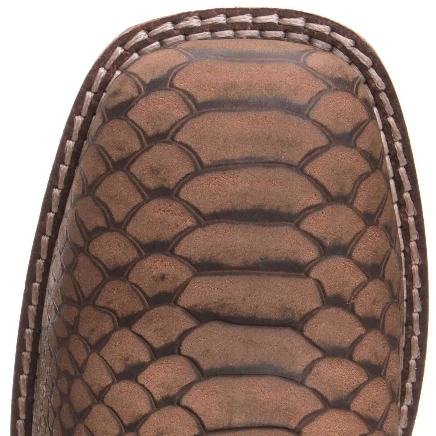 Youth Brown Viper And Red Square Toe Boots 5 Youth Brown Viper And Red Square Toe Boots - Image 3