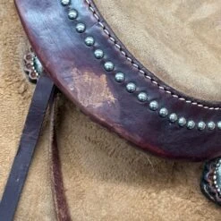 Used 16 Inch Pines Ranch Cutter Saddle 12 Used 16 Inch Pines Ranch Cutter Saddle -Western Cowboy Equipment used254blemish