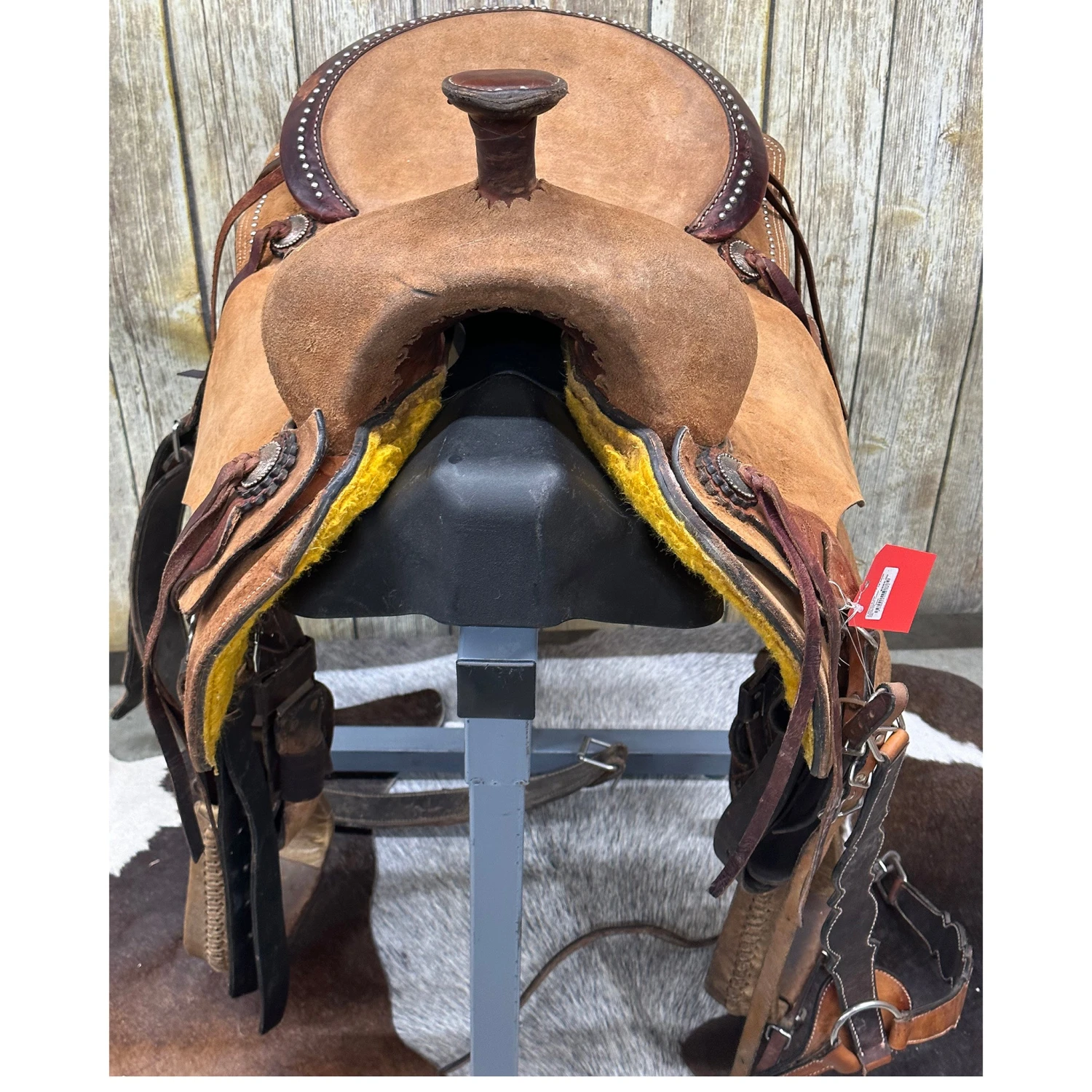 Used 16 Inch Pines Ranch Cutter Saddle 4 Used 16 Inch Pines Ranch Cutter Saddle - Image 2