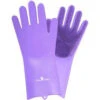 Classic Equine Purple Washing Gloves 2 Classic Equine Purple Washing Gloves -Western Cowboy Equipment washglovepur